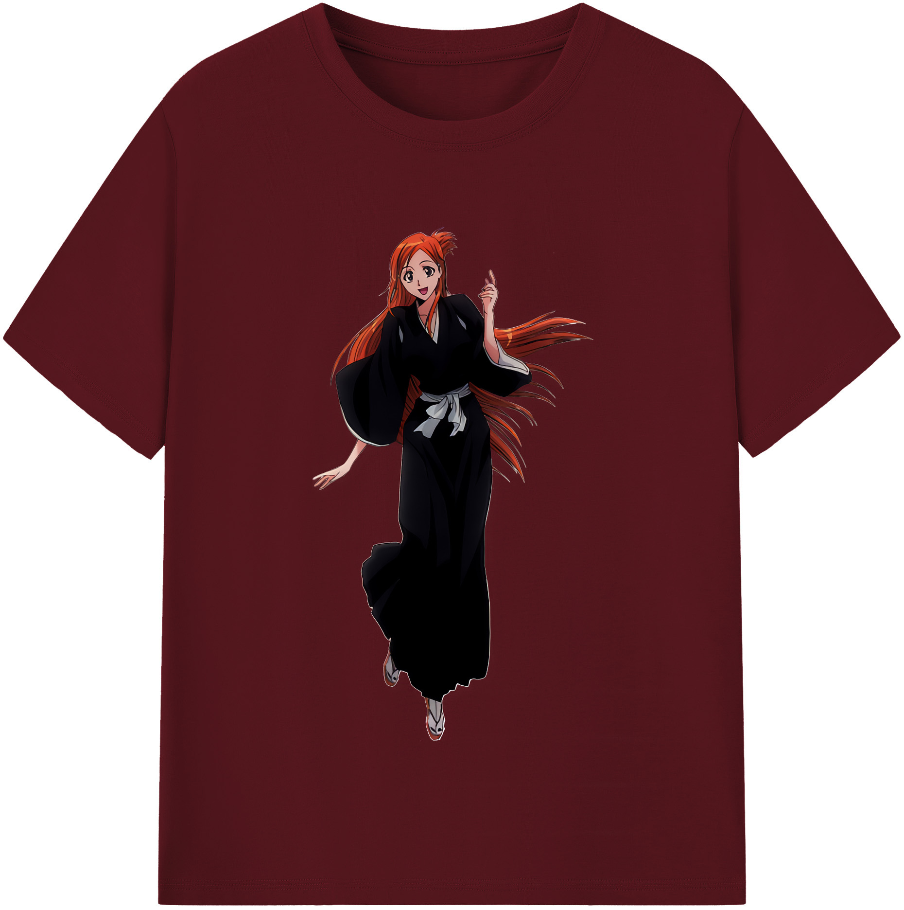 （画像用） ブリーチ 井上織姫（いのうえおりひめ） BLEACH Inoue Orihime 綿100％半袖Tシャツ（フロントプリント）